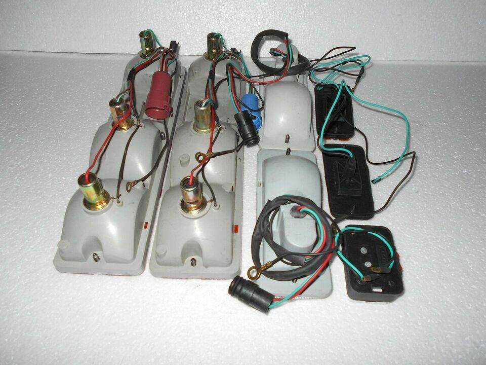 Suzuki Samurai brake light kit including multiple tail lights and wiring for easy installation