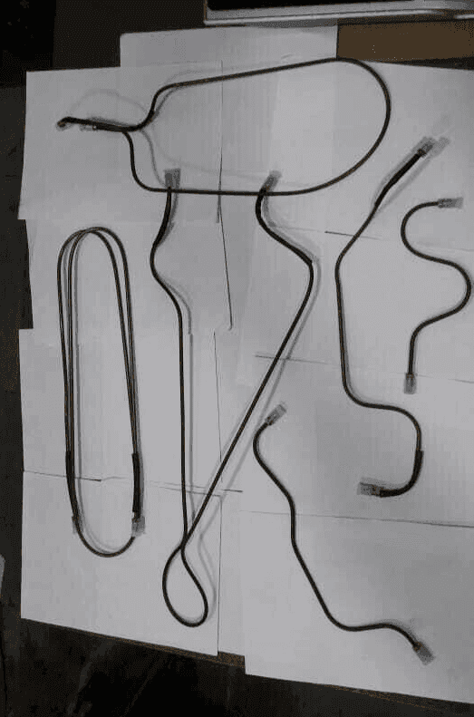 Suzuki Samurai brake pipe set for reliable braking system performance