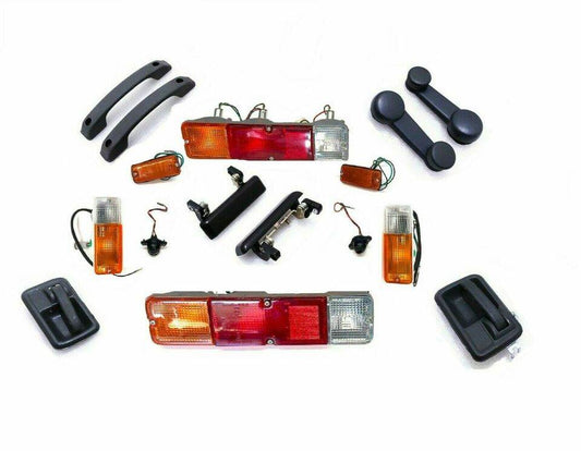 Suzuki Samurai Sierra SJ410 413 Jimny Gypsy Bumper Offer Of Light and Handle Set - StellerGear