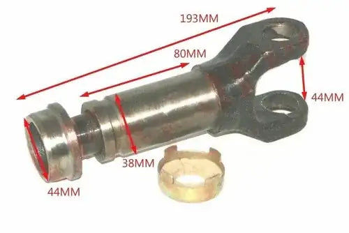 193mm yoke for Suzuki Samurai car, metal construction, ideal for drivetrain applications