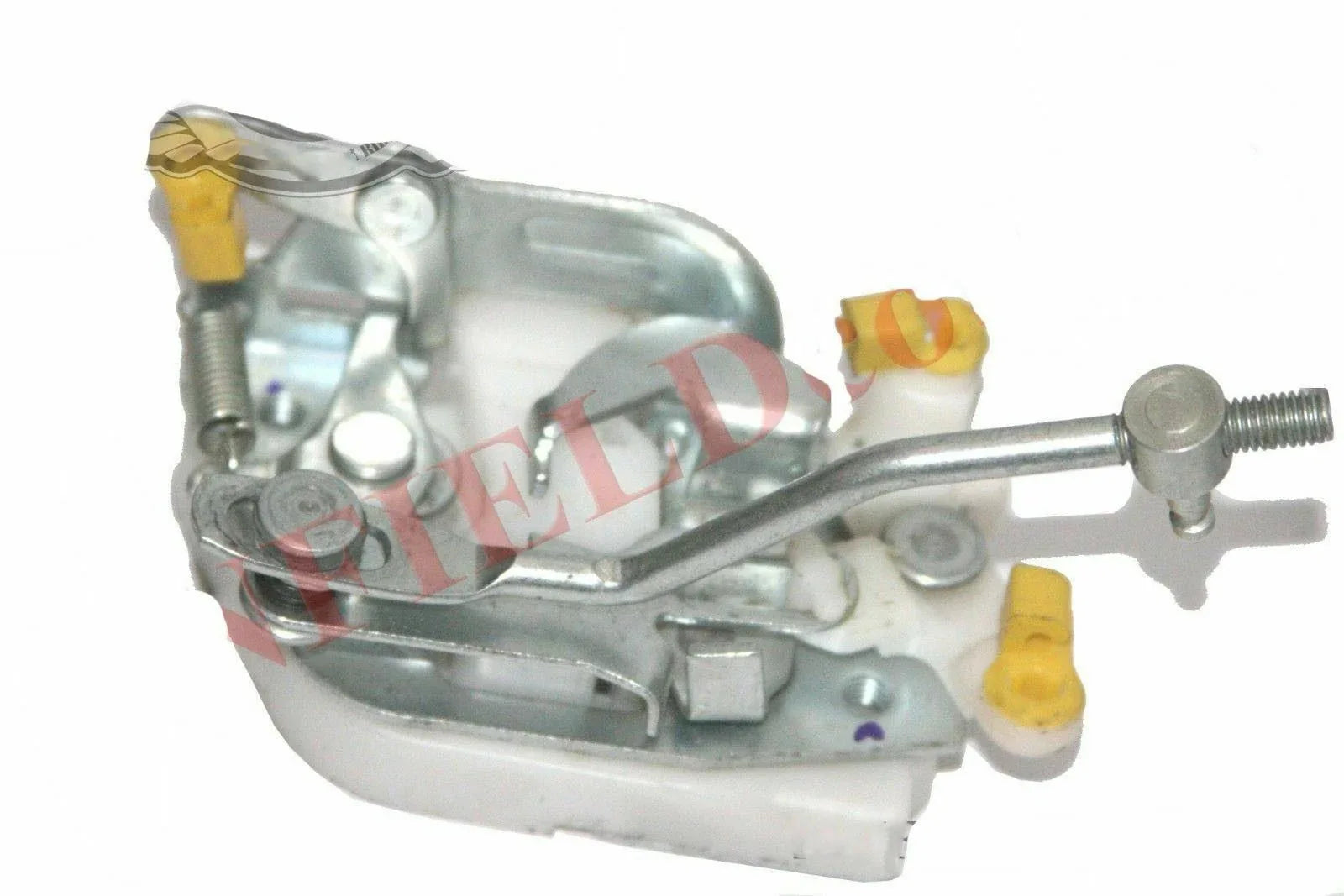Front right door latch lock assembly with metal lever and mounting screws