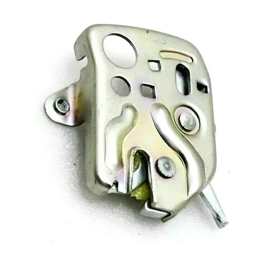 Steel bonnet hood latch lock mechanism with mounting bracket and spring