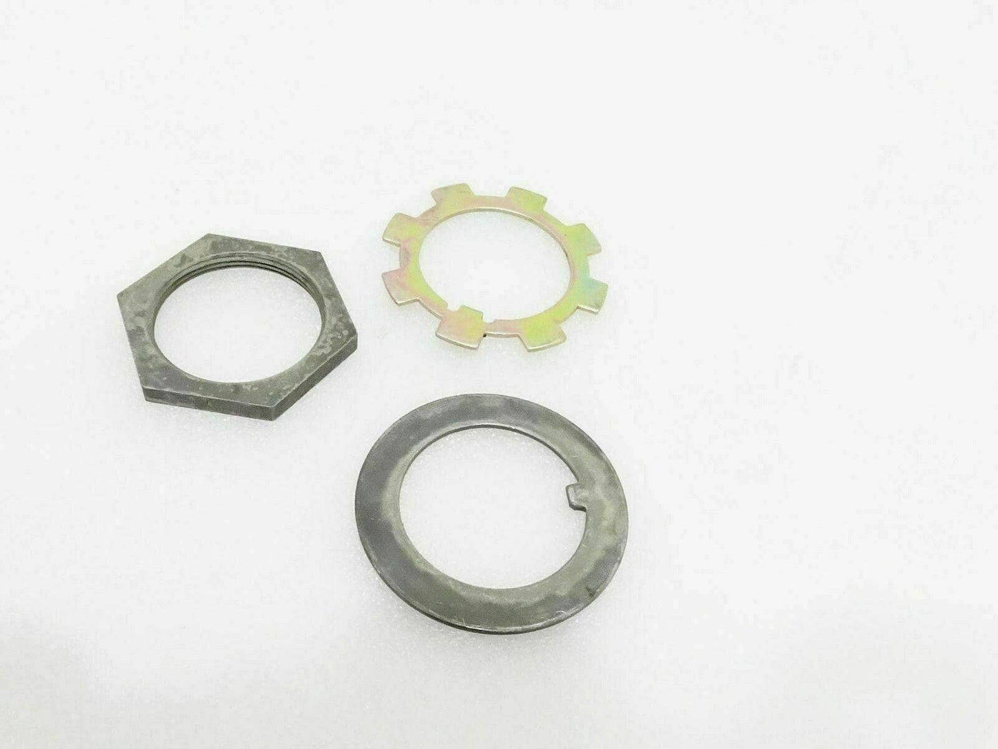 Suzuki Samurai clutch lock washer and nut set including various shapes for secure fittings