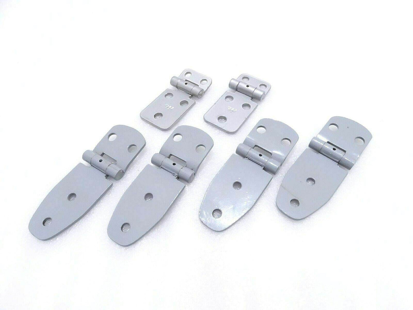Suzuki Samurai door hinges bracket set in silver finish for reliable door installation