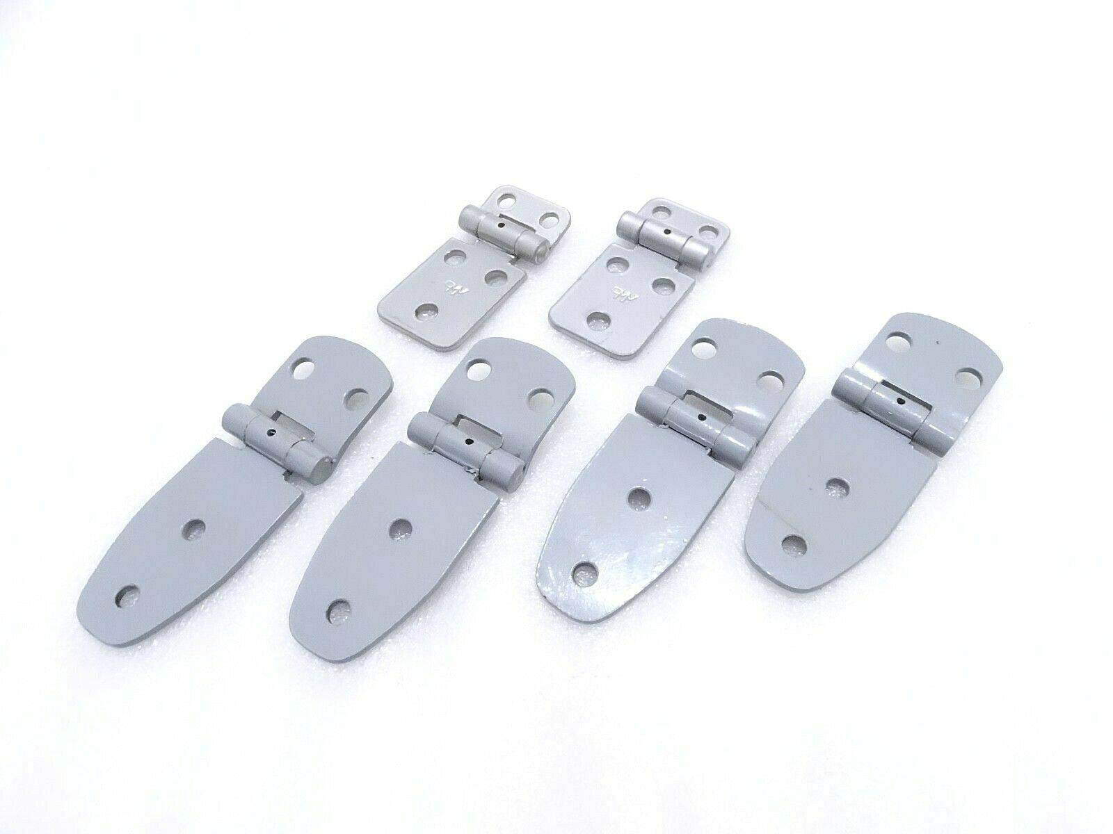 Suzuki Samurai door hinges bracket set in silver finish for reliable door installation