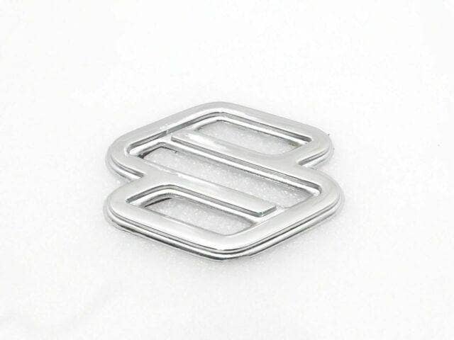 Suzuki Samurai emblem in chrome finish for authentic vehicle styling