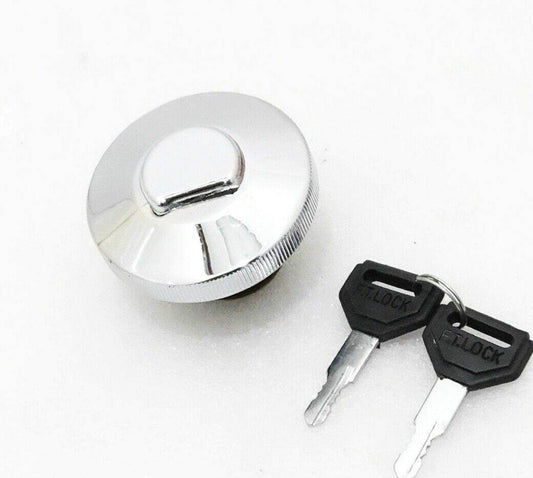 Suzuki Samurai Gypsy Chrome Lockable Fuel Tank Cap With Keys - StellerGear