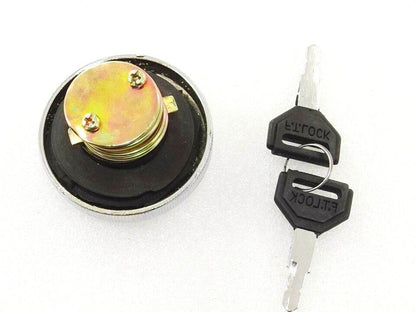 Suzuki Samurai Gypsy Chrome Lockable Fuel Tank Cap With Keys - StellerGear