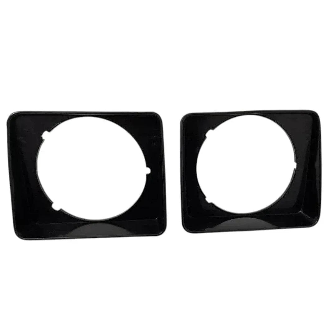 Suzuki Samurai Jimny Sierra SJ410 Headlamp Headlight Bezel Set Black - StellerGear