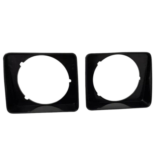 Suzuki Samurai Jimny Sierra SJ410 Headlamp Headlight Bezel Set Black - StellerGear