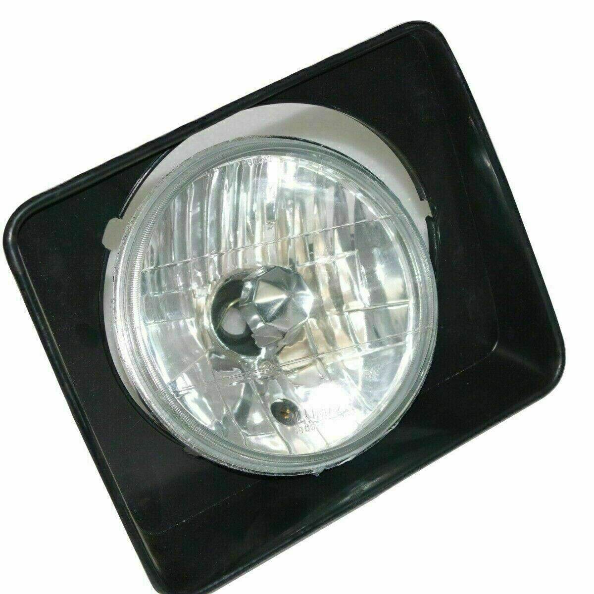 Suzuki Samurai headlight bezel set with 7 inch headlamp sealed beam for enhanced vehicle lighting