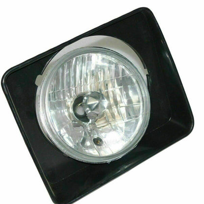 Suzuki Samurai headlight bezel set with 7 inch headlamp sealed beam for enhanced vehicle lighting