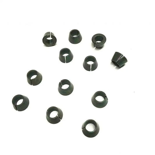 Set of 12 locking cone washers with center holes