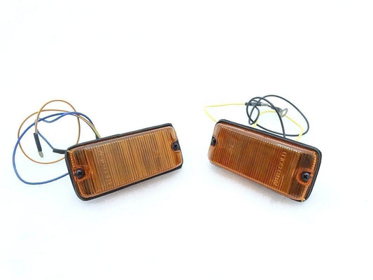 Suzuki Samurai signal light set featuring a pair of amber indicator lights with wiring for easy installation