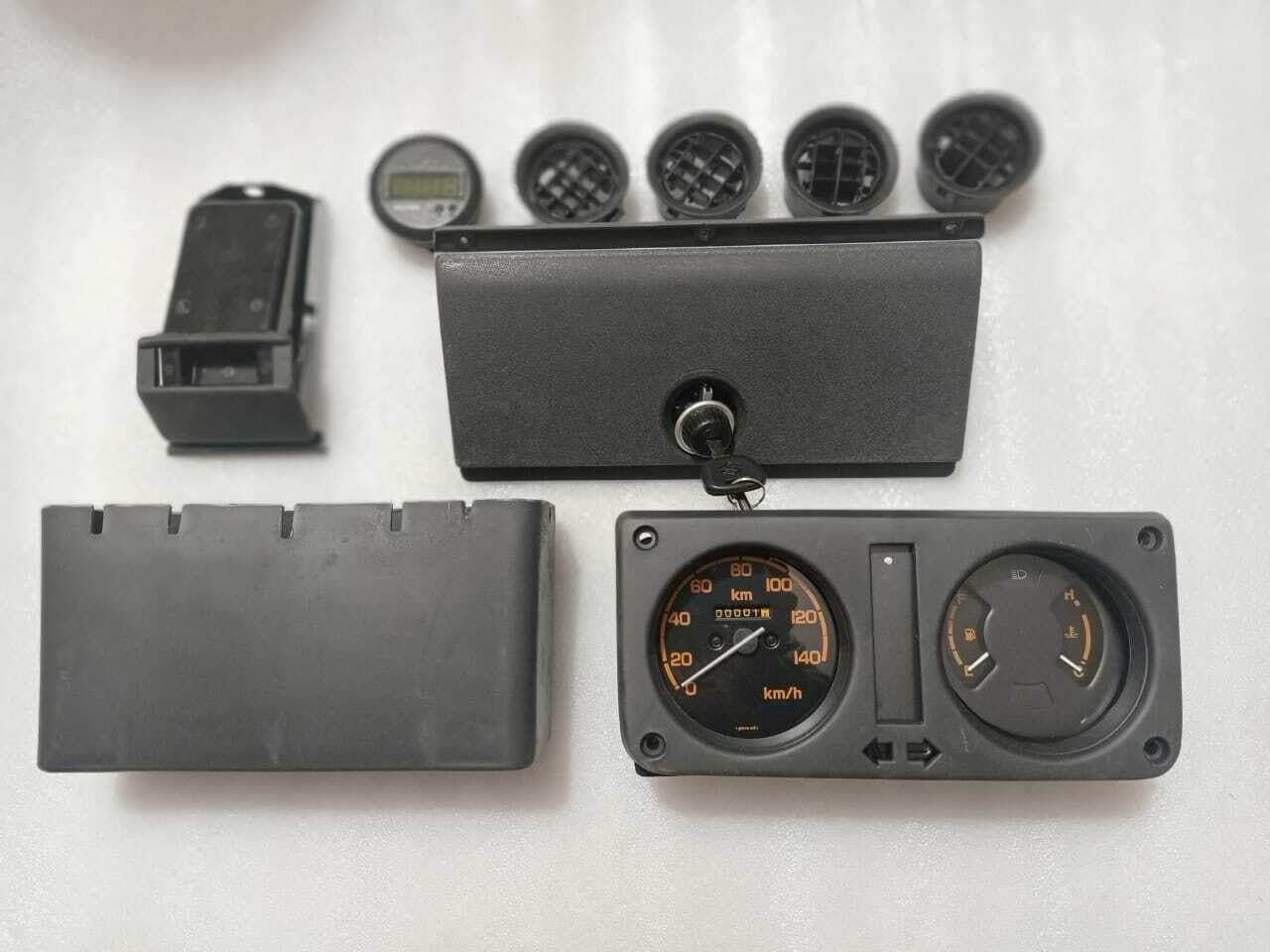 Suzuki Samurai SJ410 SJ413 dashboard kit including gauges, vents, and trim components