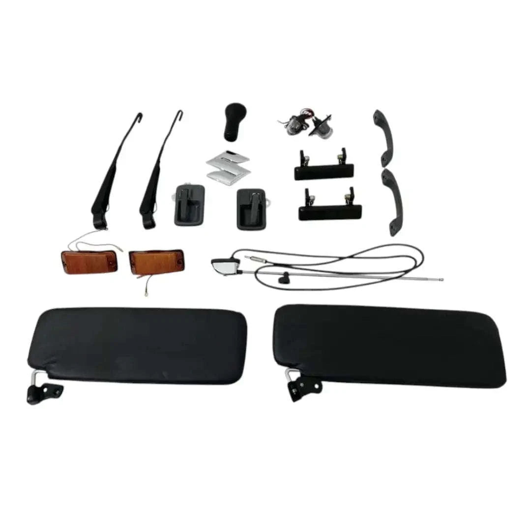 Suzuki Samurai SJ410 SJ413 Sierra Gypsy Restoration Kit components