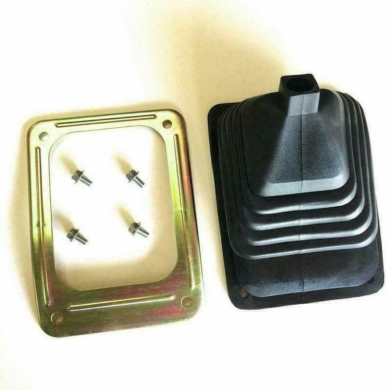 Suzuki Samurai SJ413 shifter boot with metal cover and screws for easy installation