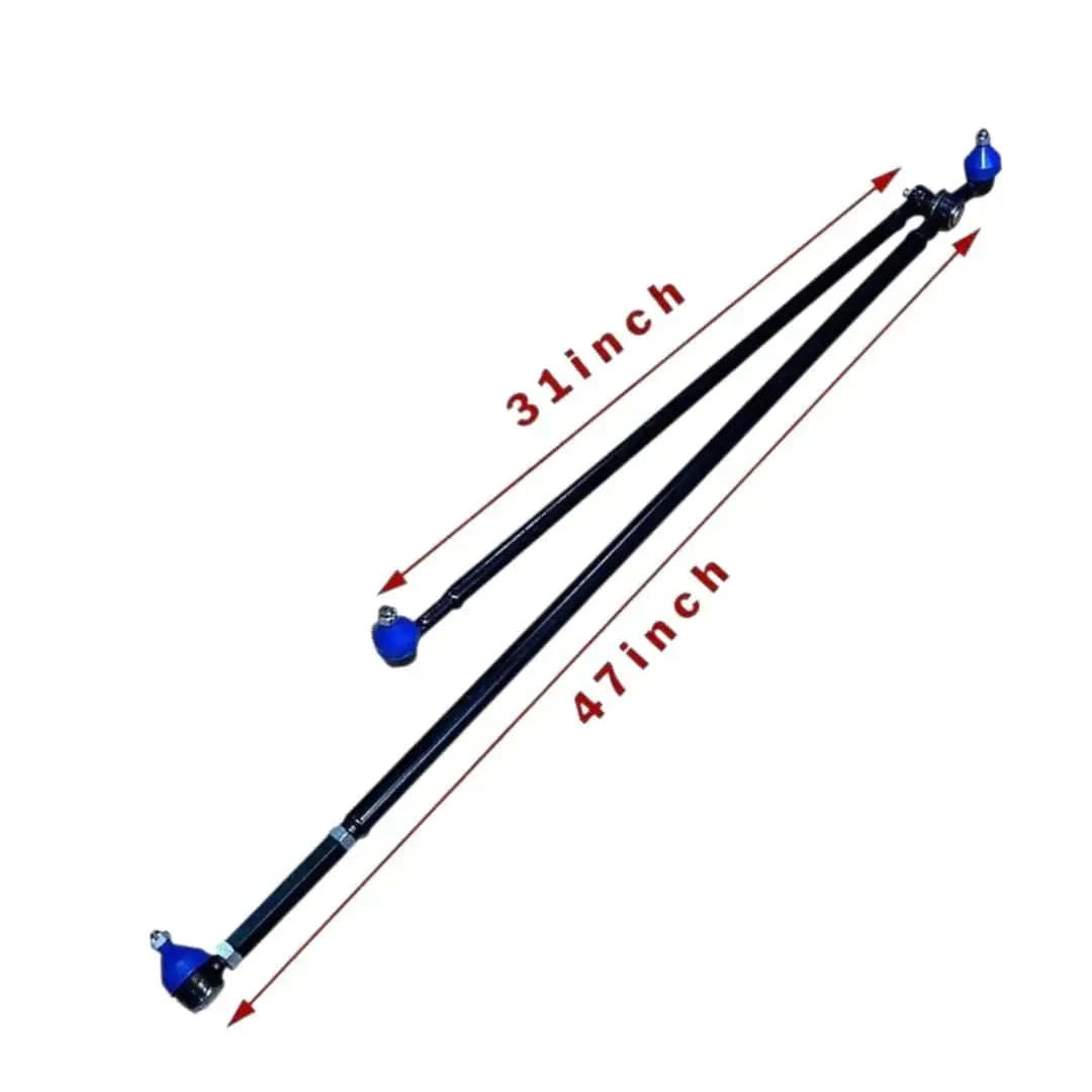 Steering Linkage Drag Link Tie Rod Assembly for Suzuki Samurai car, 31 inch and 47 inch lengths, durable material