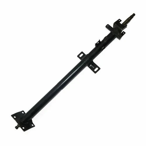 Steering column wheel shaft with mounting brackets