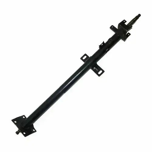 Steering column wheel shaft with mounting brackets