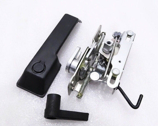 Suzuki Samurai tailgate latch cover with handle and locking mechanism for secure closure