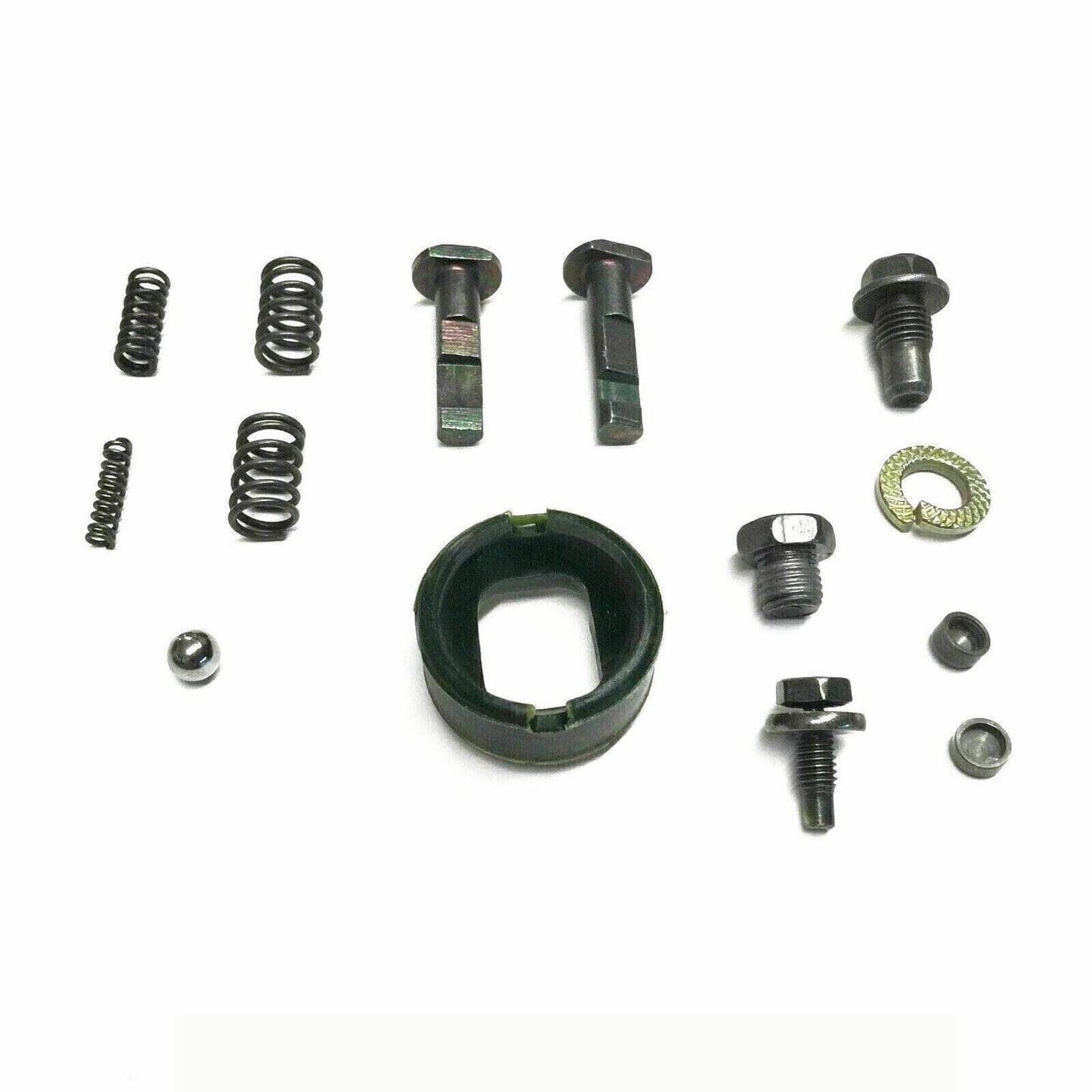 Suzuki Samurai transmission shifter rebuild kit including bolts, springs, and seals for maintenance