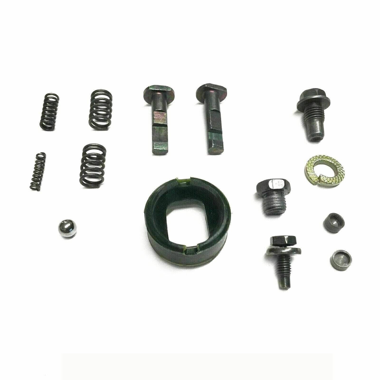 Suzuki Samurai transmission shifter rebuild kit including bolts, springs, and seals for maintenance