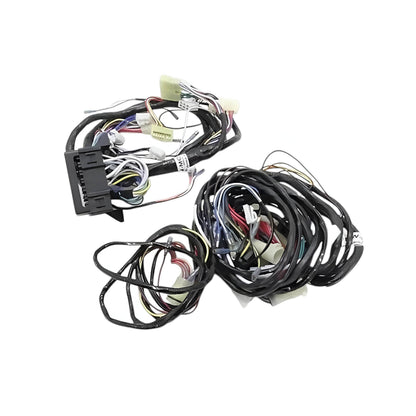 Suzuki Samurai wiring harness for aftermarket installation with multiple connectors and color-coded wires