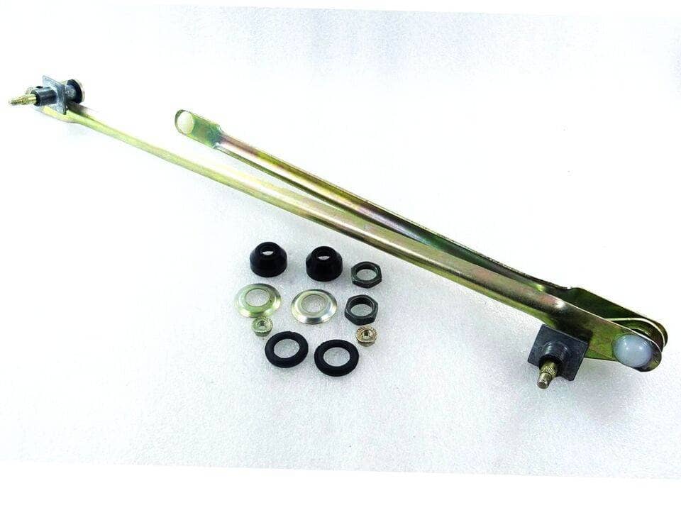 Suzuki SJ413 wiper linkage arm rod for right hand drive vehicles with essential mounting components