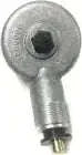 Metal tachometer adapter fitting with threaded end