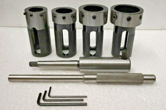 Lathe Tailstock Die Holder Set Of 4 Floating Type MT1 SHANK Free Ship - StellerGear