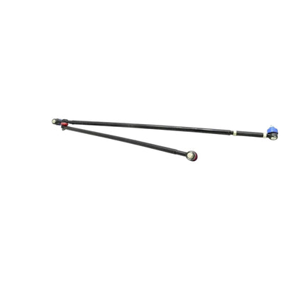 Steering linkage drag link tie rod assembly, durable steel, designed for vehicle steering systems