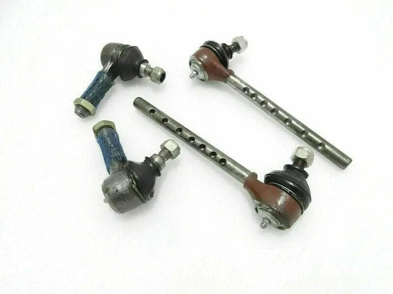 Tie rod end kit with durable steel construction for tractors and heavy machinery steering systems