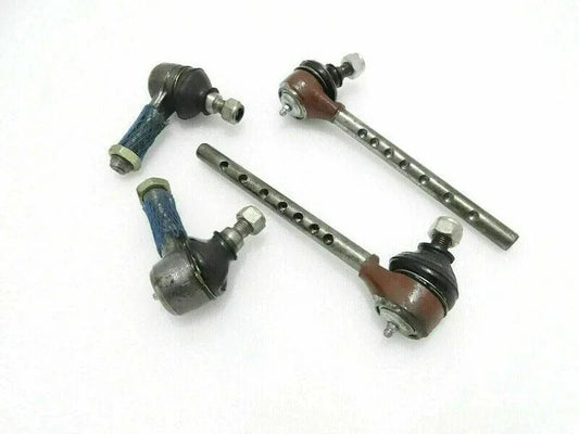 Tie rod end kit with durable steel construction for tractors and heavy machinery steering systems