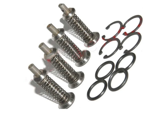 Hydraulic valve chamber repairing kit with steel springs and rubber O-rings for tractor and trailer repair near me