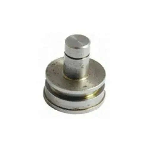 Metal hydraulic valve chamber with threaded cylindrical stem