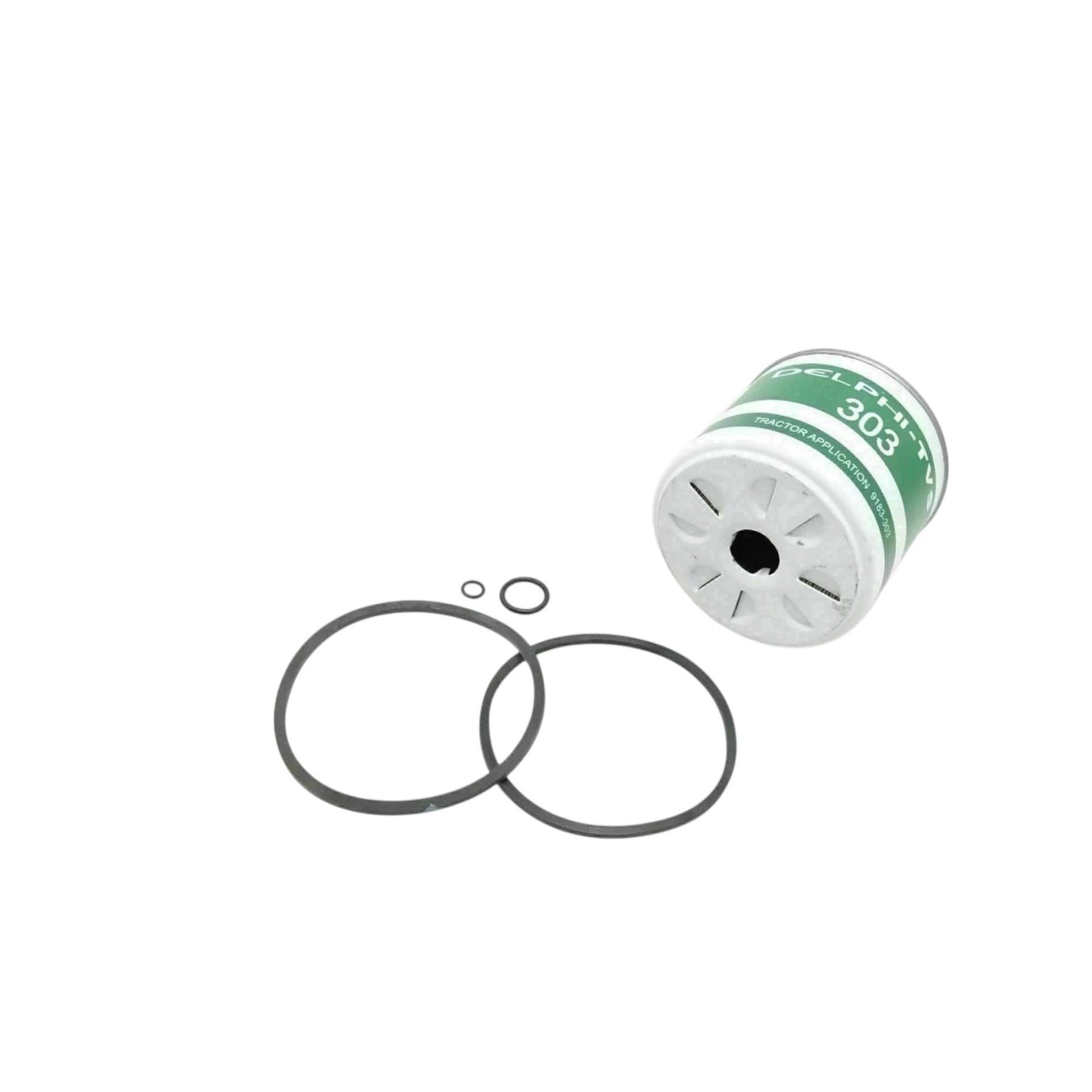 DELPHI Diesel Fuel Oil Filter with O-rings for tractors, compatible with tractor supply mini jeep models