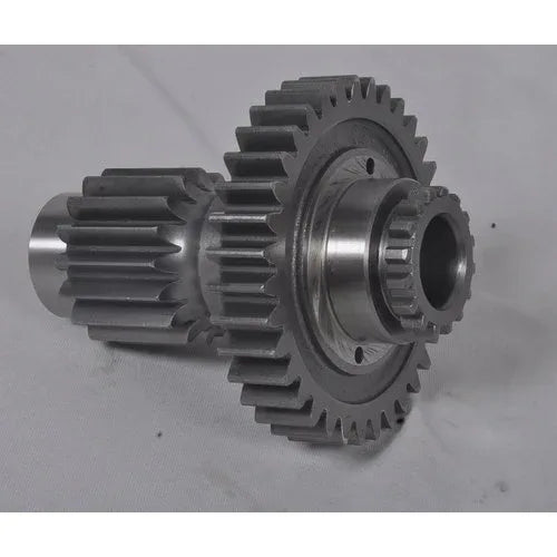 Gear trans counter shaft, metal, heavy-duty part for tractor supply rain gear systems.