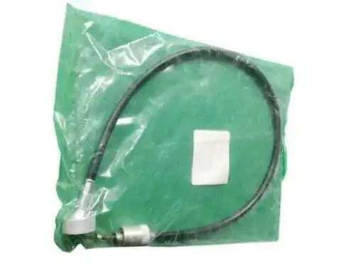 Tractormeter drive cable assembly with circular loop and metal end fitting, in green bag
