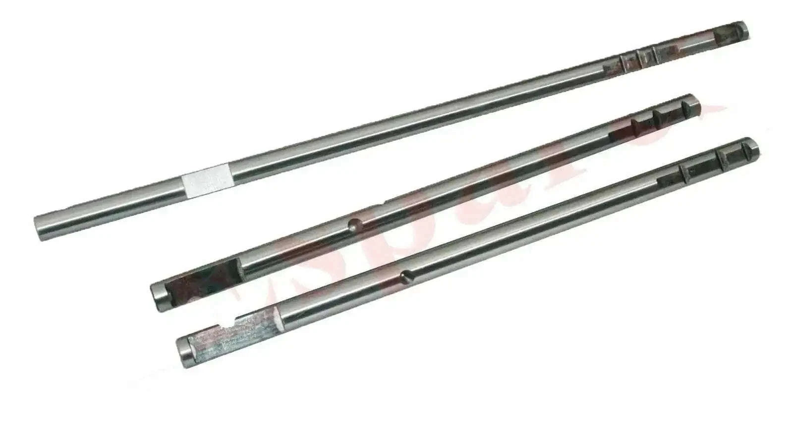 Metal transmission gear shift rails with rectangular grooves, two long rods and fittings