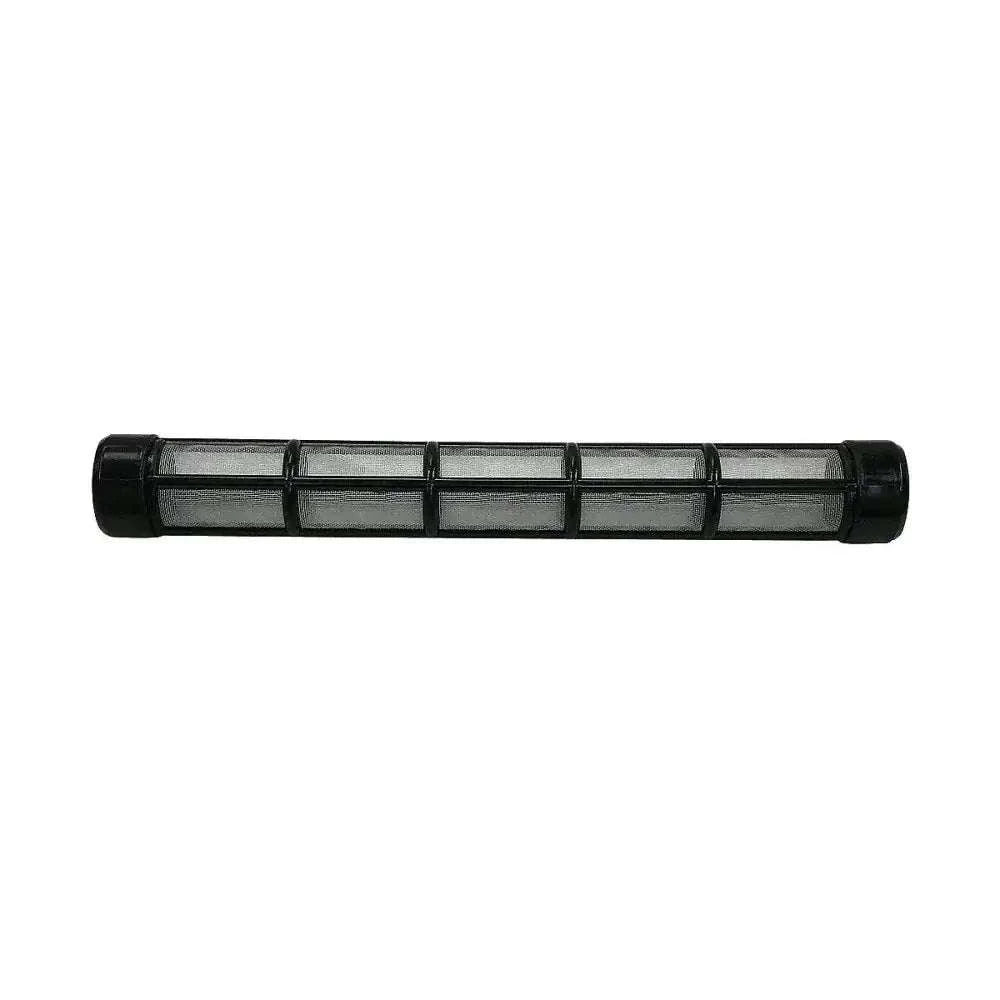 Transmission oil screen, cylindrical metal mesh filter with end caps.