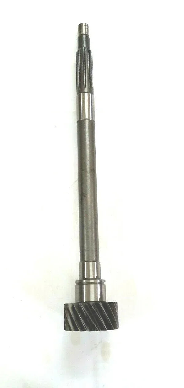 Shaft Trans Main Front, steel, 15 inches long, designed for tractor transmission output shaft seal installation