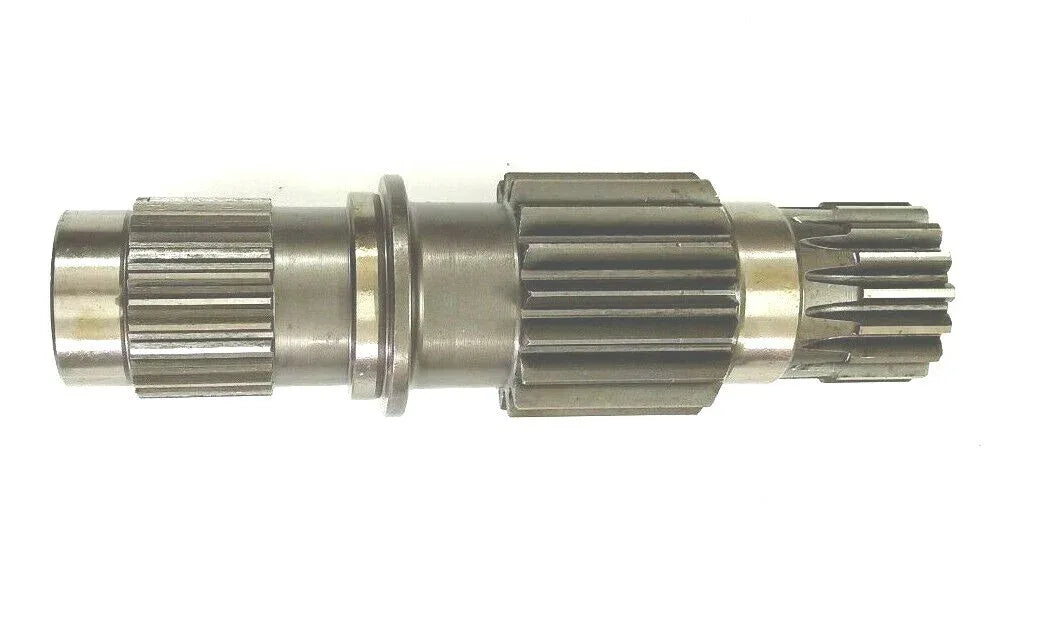 Steel counter shaft for tractors, essential for connecting the transmission output shaft seal
