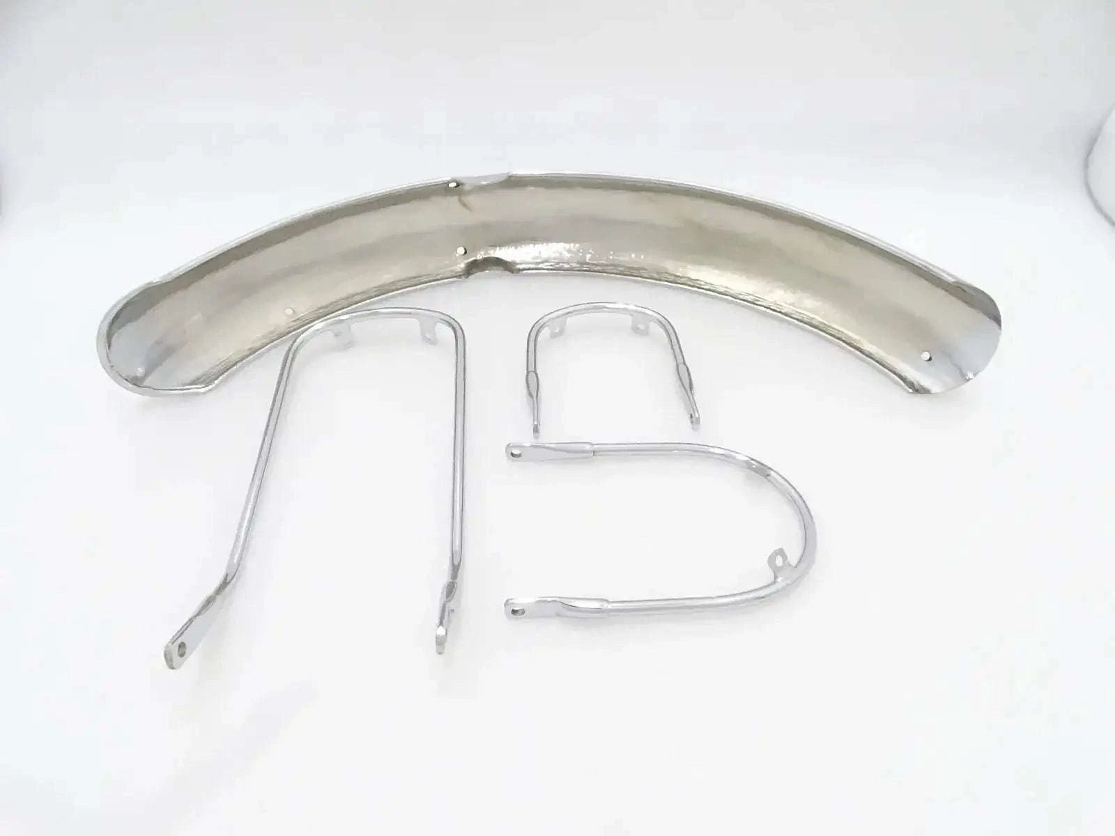TRIUMPH T-140 BONNEVILLE FRONT CHROME MUDGUARD WITH STAYS - StellerGear