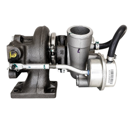Turbocharger movie part for tractors, made of durable metal, improves engine performance