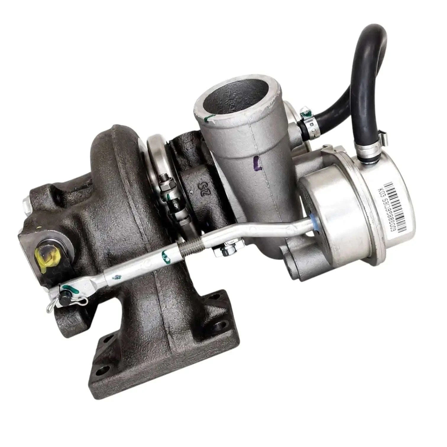 Turbocharger for Mahindra Tractor, enhances engine performance and fuel economy.