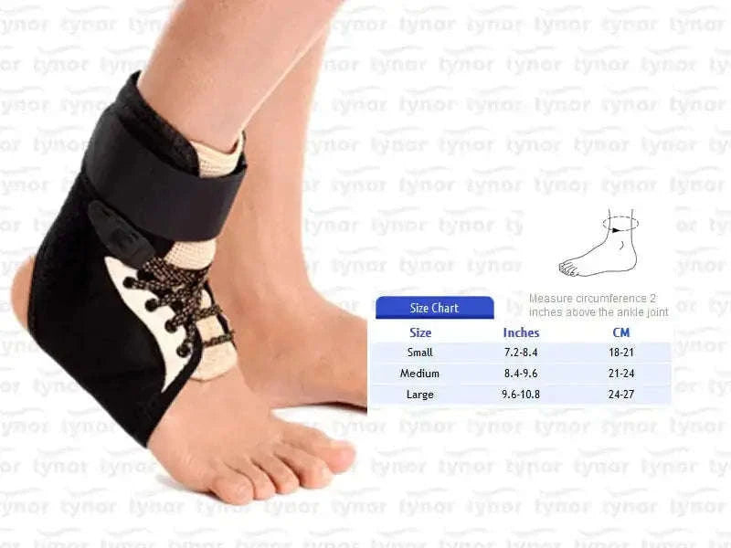 Tynor Ankle Brace Support for post-injury care in Small size