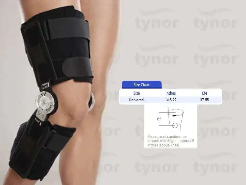 Tynor Orthopedic Hinged ROM Sports Flexion Extension Post-Universal - StellerGear