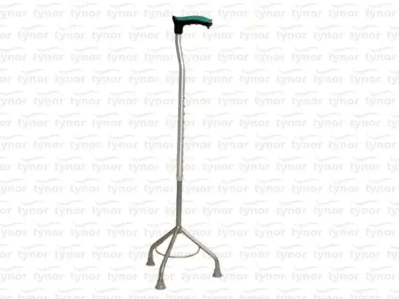 Tynor walking stick tripod with three-leg base and adjustable center pole
