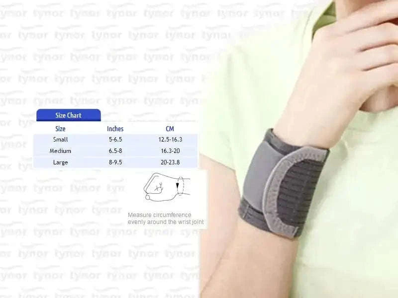 Tynor Wrist Brace with Double Lock- Medium - StellerGear